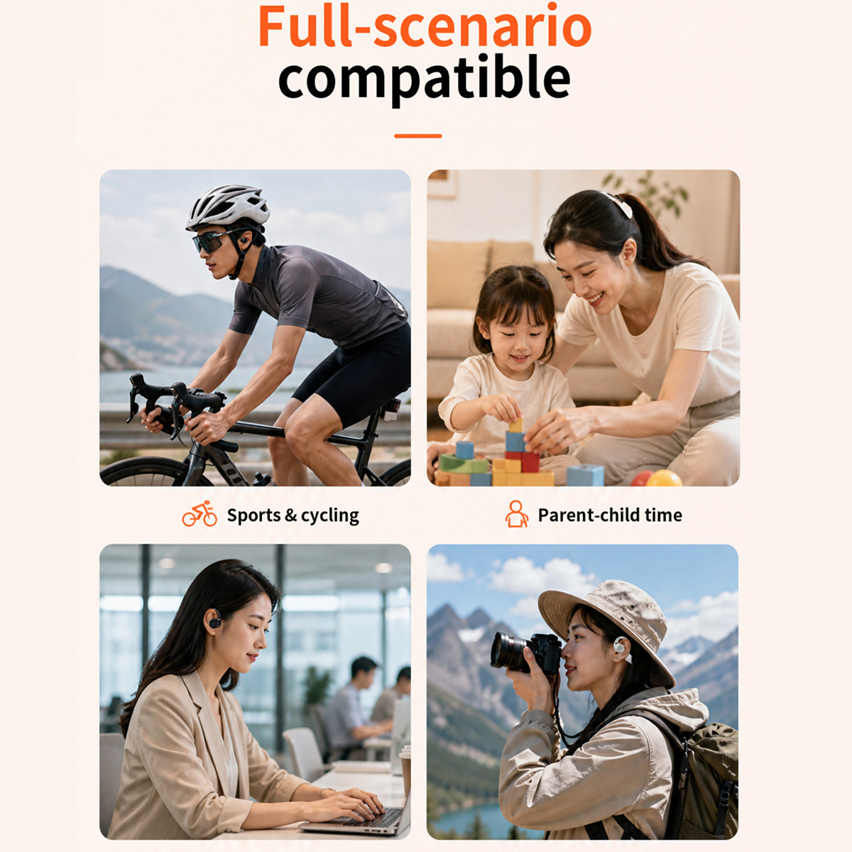 New Smart Camera Earphone Bone - огляд і ціна Bone Conduction Running Headphones