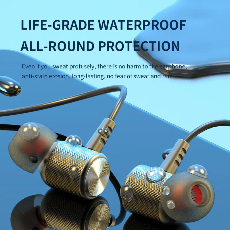 9D Bluetooth Earphones Wireles - огляд і ціна Magnetic Neckband Sports Earphones