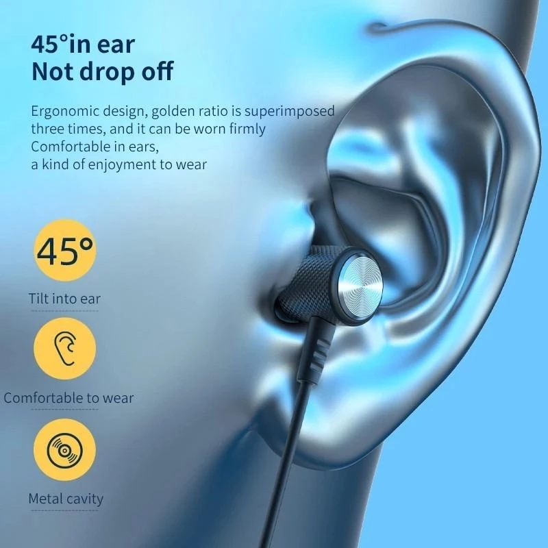 Wireless Headphones Bluetooth  - огляд і ціна Magnetic Neckband Sports Earphones