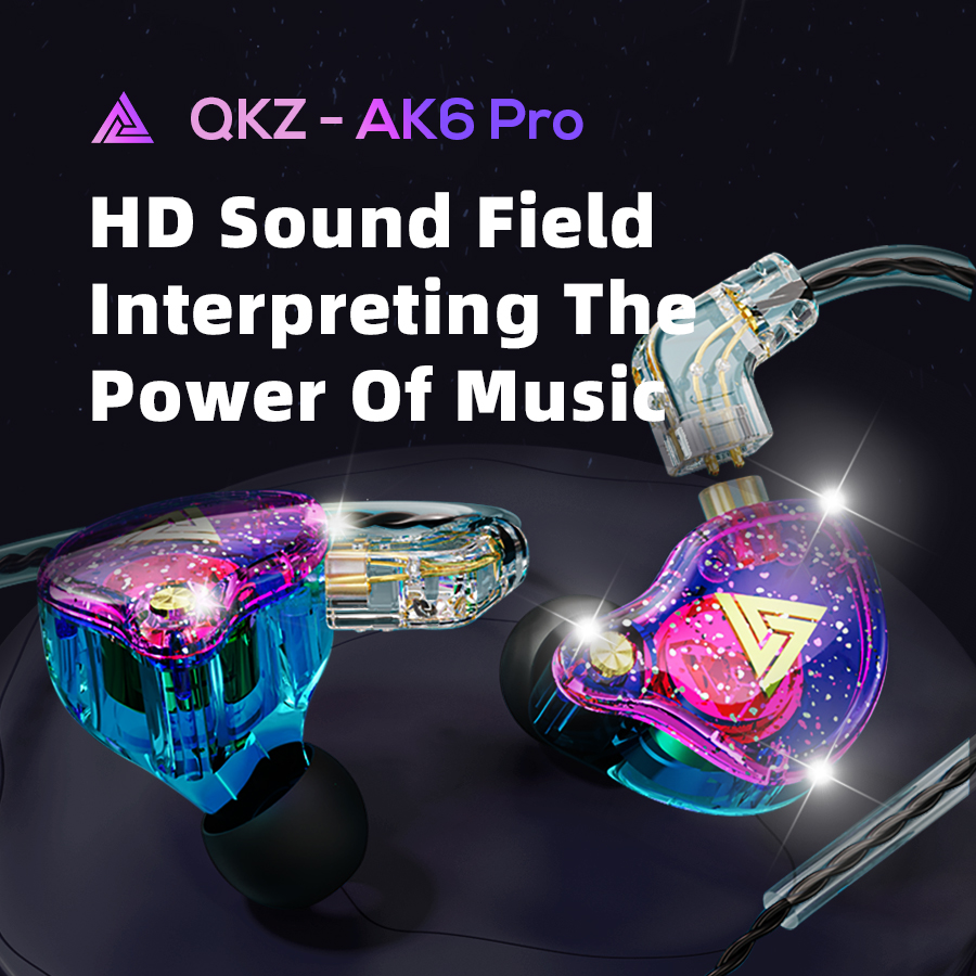 QKZ Original AK6 Pro EDX Pro I - огляд і ціна In Ear Monitors For Singers