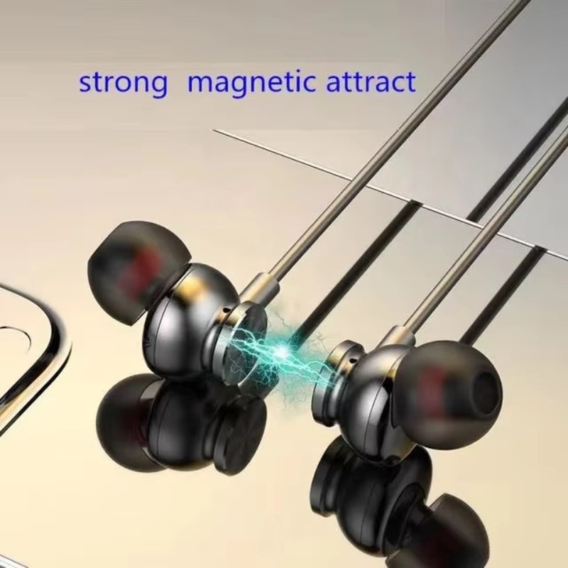Led Battery Display Type-c Cha - огляд і ціна Magnetic Neckband Sports Earphones
